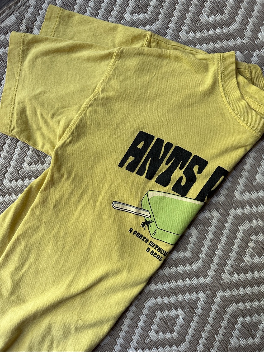 Zara Boys Yellow 'Ants Party' Graphic Tee Size 8 / 9 - Picture 10 of 10